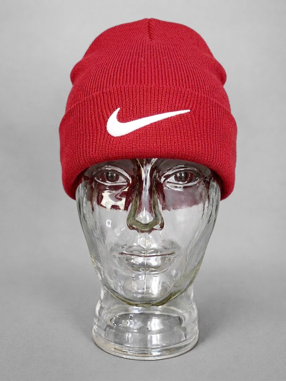 Nike Red Cuffed Beanie